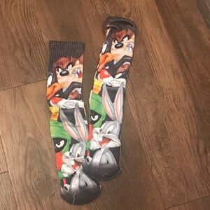 Crew Socks — Multicolor Bugs Bunny Tasmanian cute